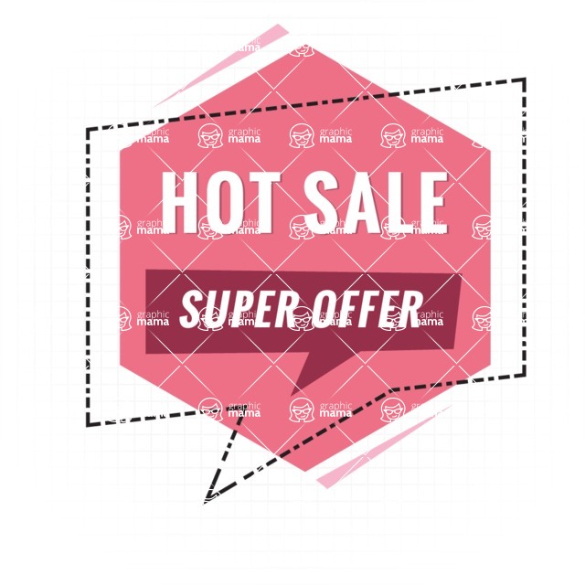 Sale Banner Templates Collection - Hot Sale Vector Badge